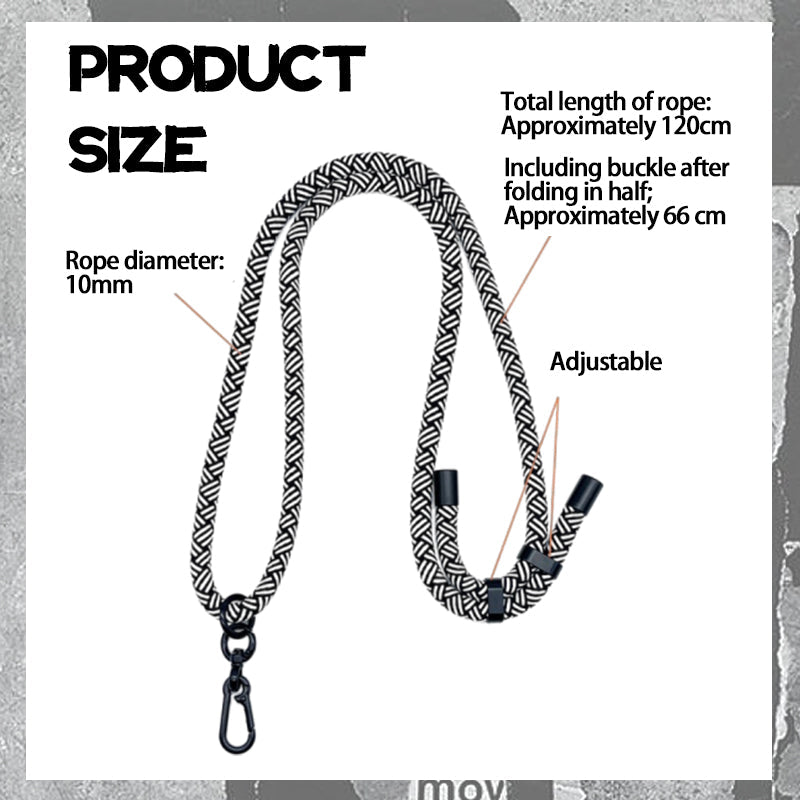Adjustable Mobile Phone Lanyard With Spacer