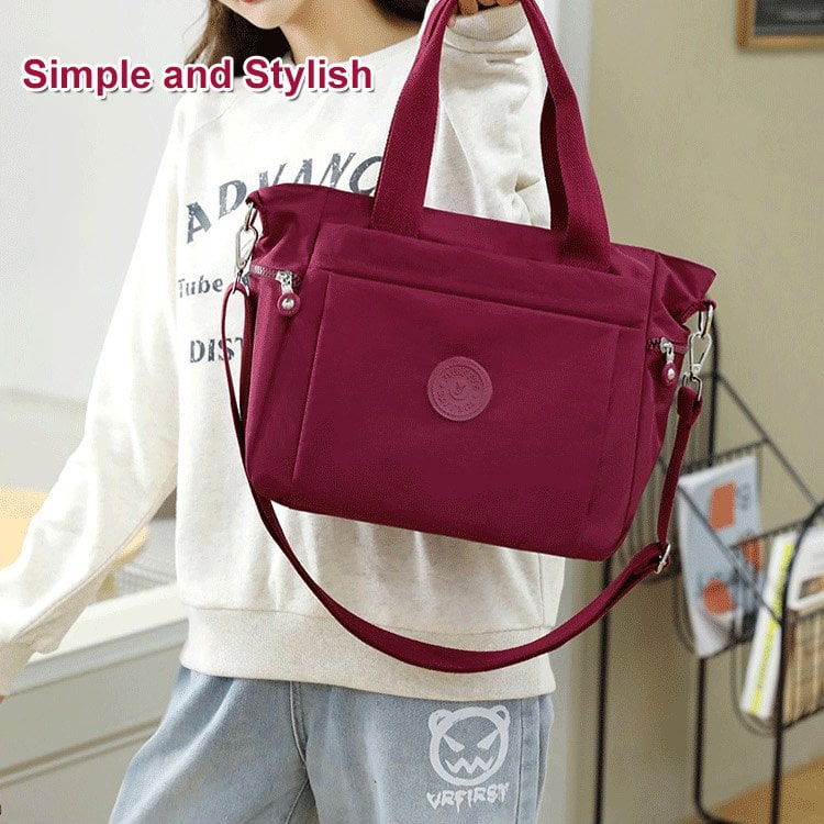 Female Multi-Color Large-Capacity Tote Bag